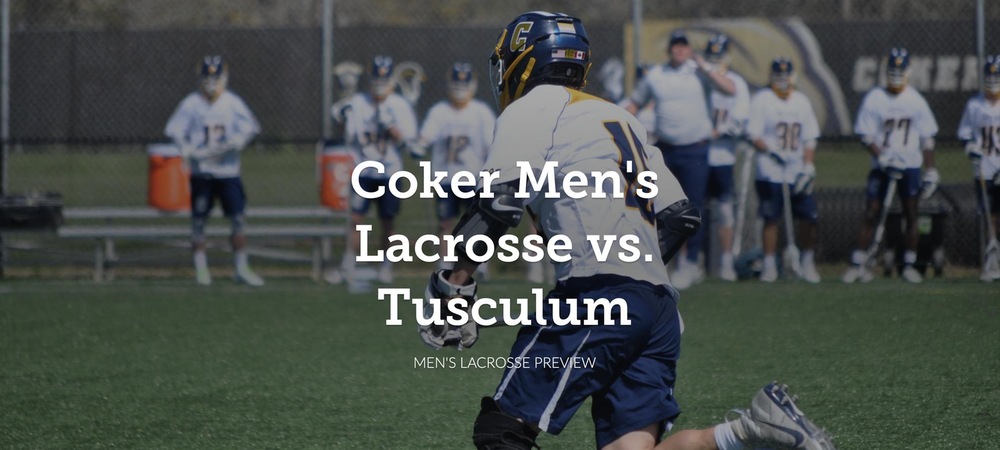 Men's Lacrosse Returns Home for SAC Showdown With Tusculum