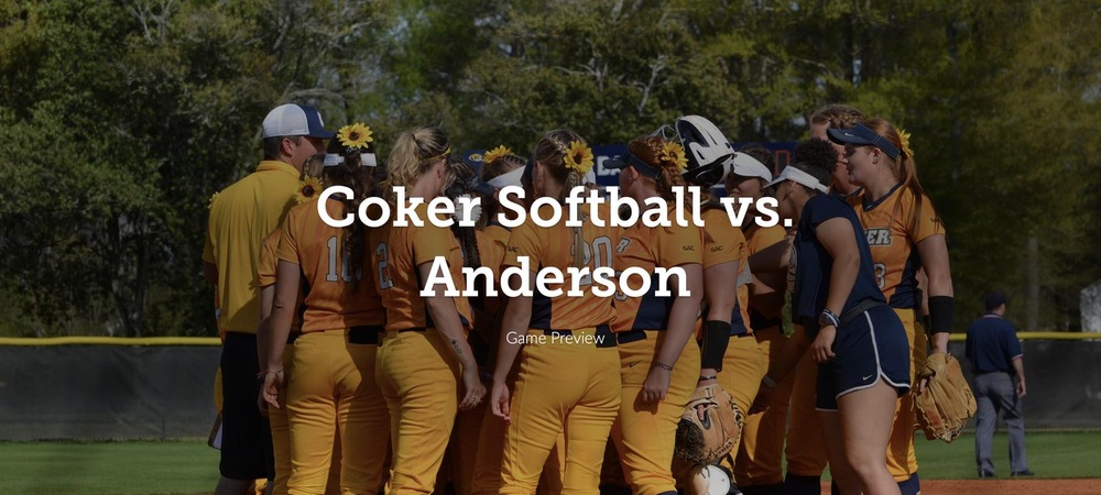 Softball Ready for Senior Day Finale With Anderson