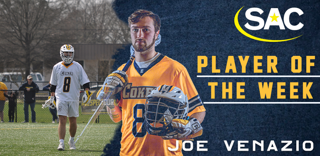 Joe Venazio Named South Atlantic Conference AstroTurf Offensive Player of the Week
