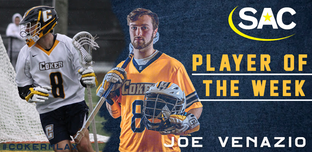 Joe Venazio Named South Atlantic Conference AstroTurf Offensive Player of the Week