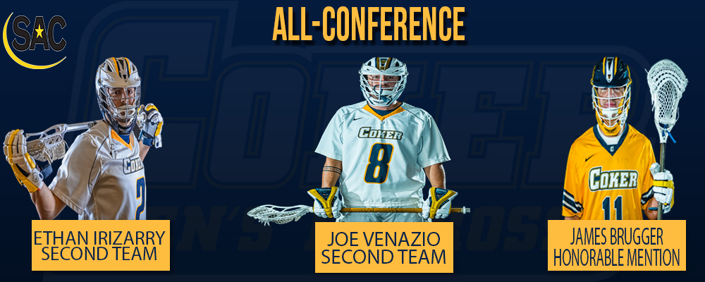 Venazio and Irizarry Named to South Atlantic Conference All-Conference Second Team, Brugger Named to Honorable Mention Team