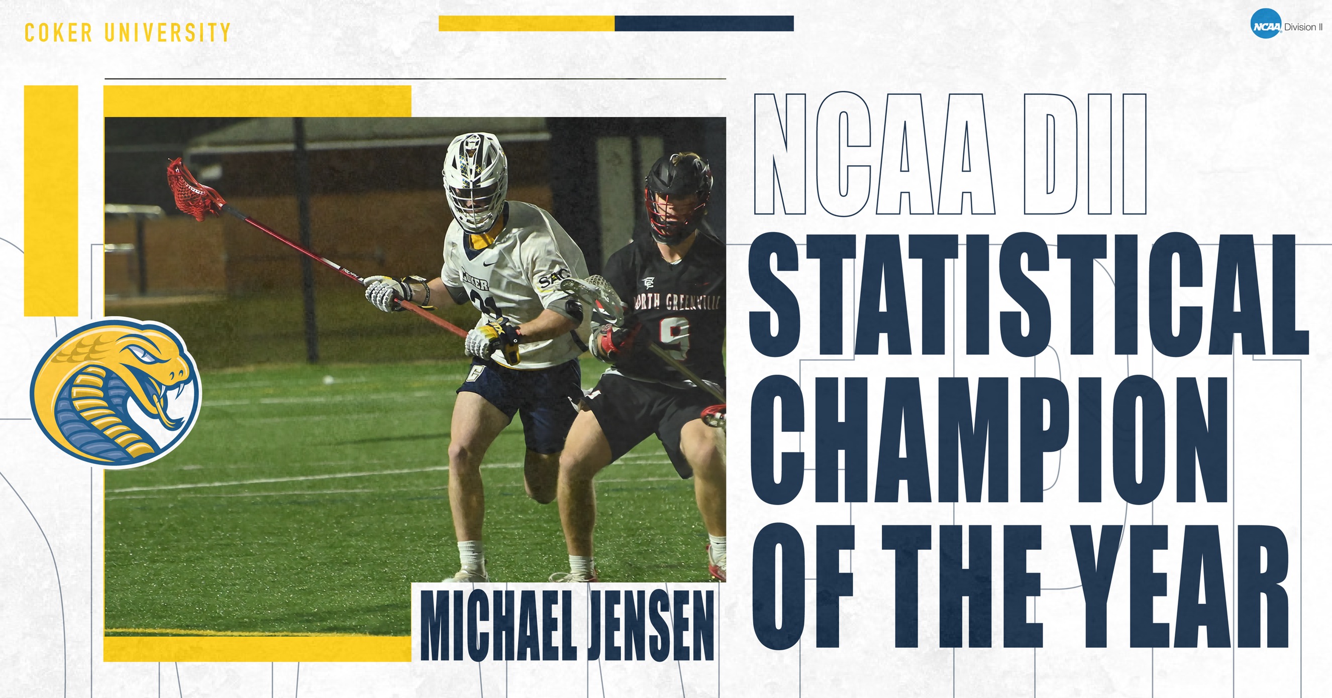 Jensen Named Statistical Champion of the Year