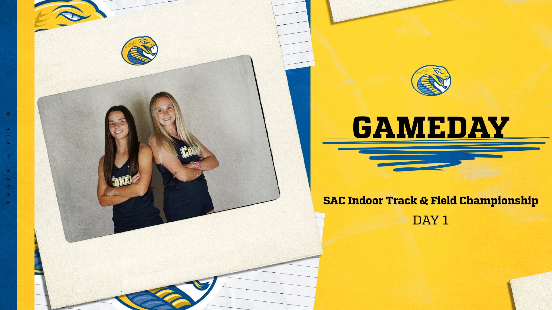 Cobras Compete In Day 1 of SAC Indoor Championship Meet
