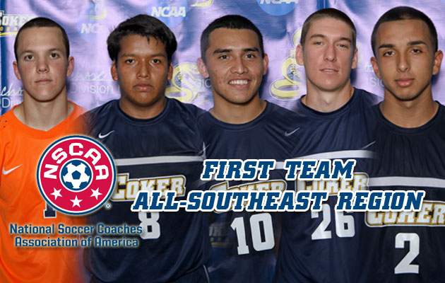 Five Cobras Earn NSCAA First Team All-Southeast Region Honors
