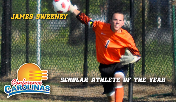 Sweeney Named Conference Carolinas Scholar Athlete of the Year