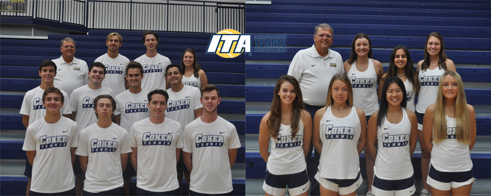 Men's and Women's Tennis Earn ITA All-Academic Team Awards, Combine for 11 Scholar-Athletes