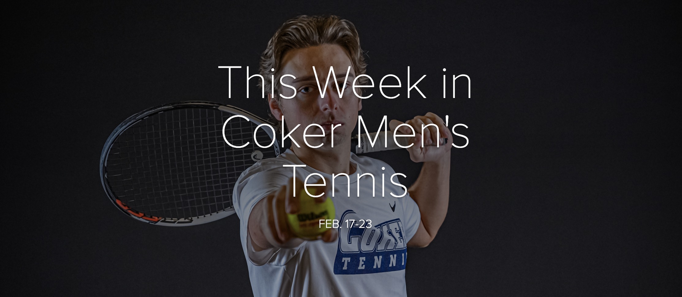 Men's Tennis Prepares for Two Non-Conference Home Matches This Week