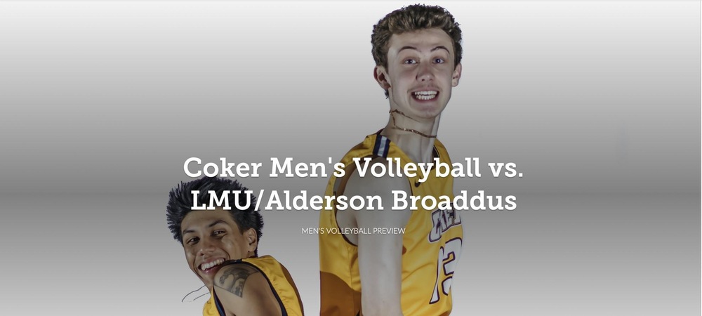 Men's Volleyball Back in Action at Home Against Lincoln Memorial and Alderson Broaddus