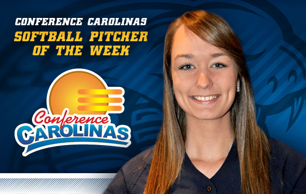 Coker's Lee Named Conference Carolinas Softball Pitcher of the Week