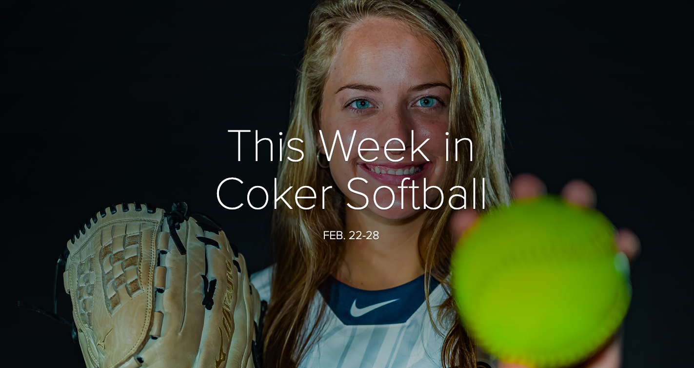 Coker Softball Welcomes Lenoir-Rhyne and Converse for Home Doubleheaders