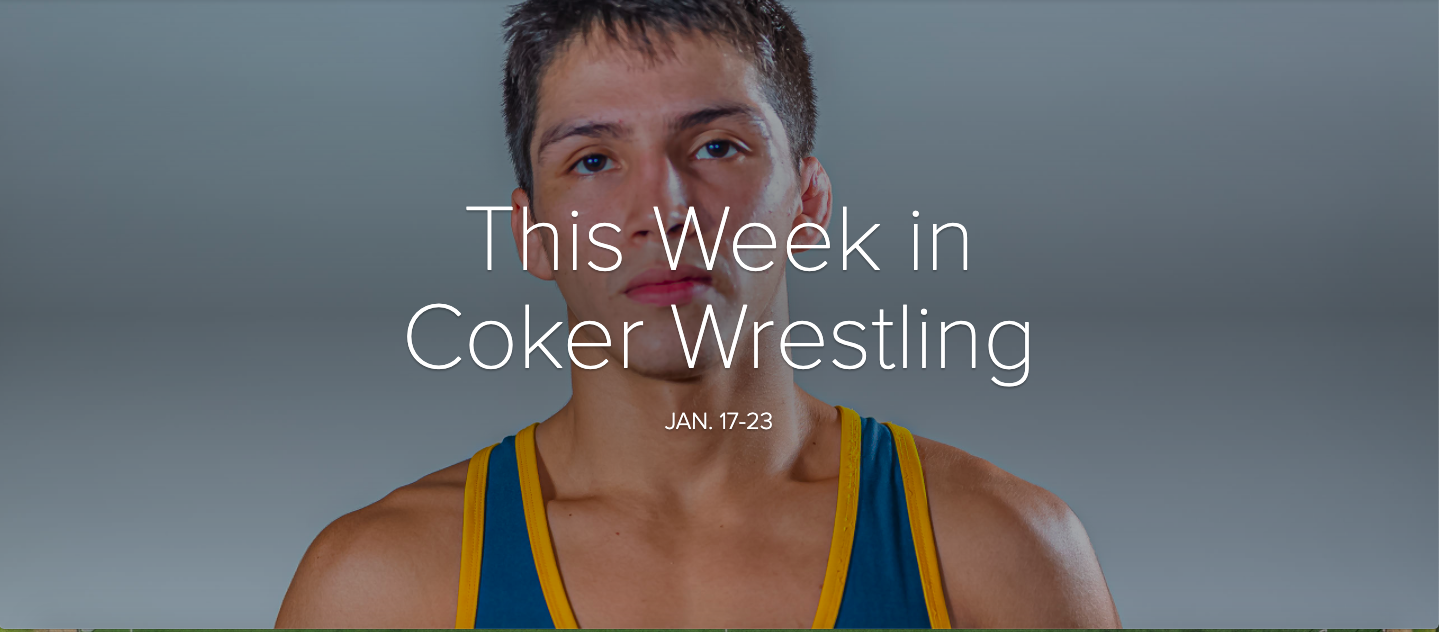 Wrestling Hosts Lander and Queens (N.C.) This Weekend