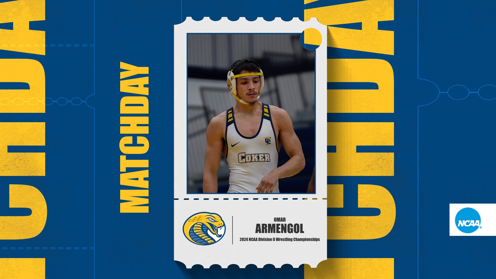 Armengol Competes in NCAA Division II Wrestling Championship