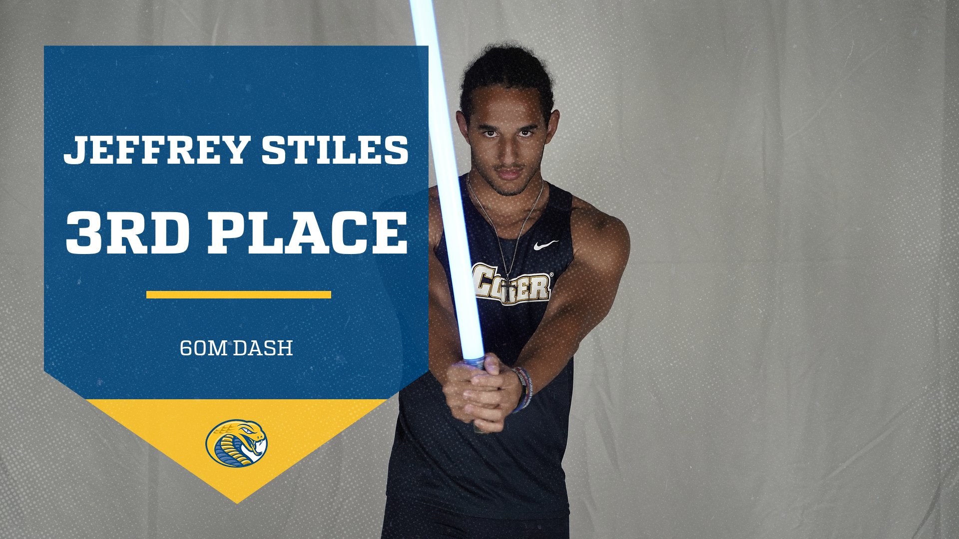 Stiles Finishes Third As Cobras Compete at USC Indoor Open