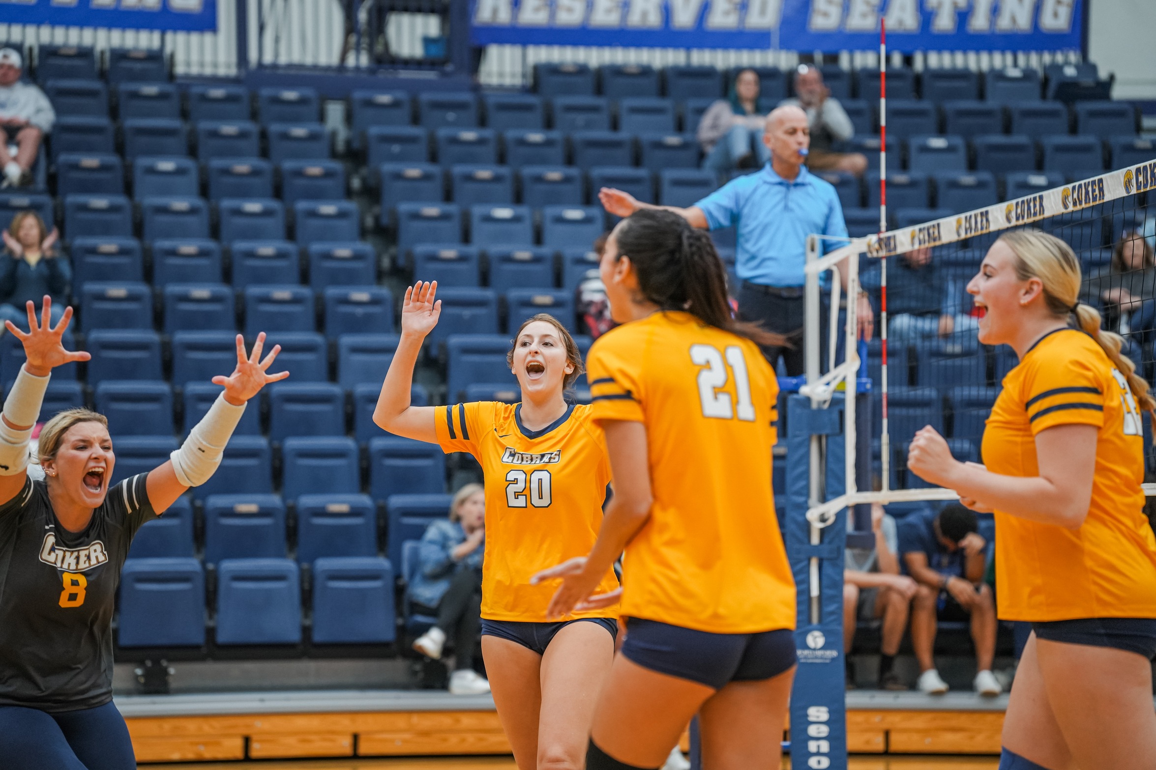 VOLLEYBALL SECURES DOMINANT SWEEP ON THE ROAD AGAINST CATAWBA