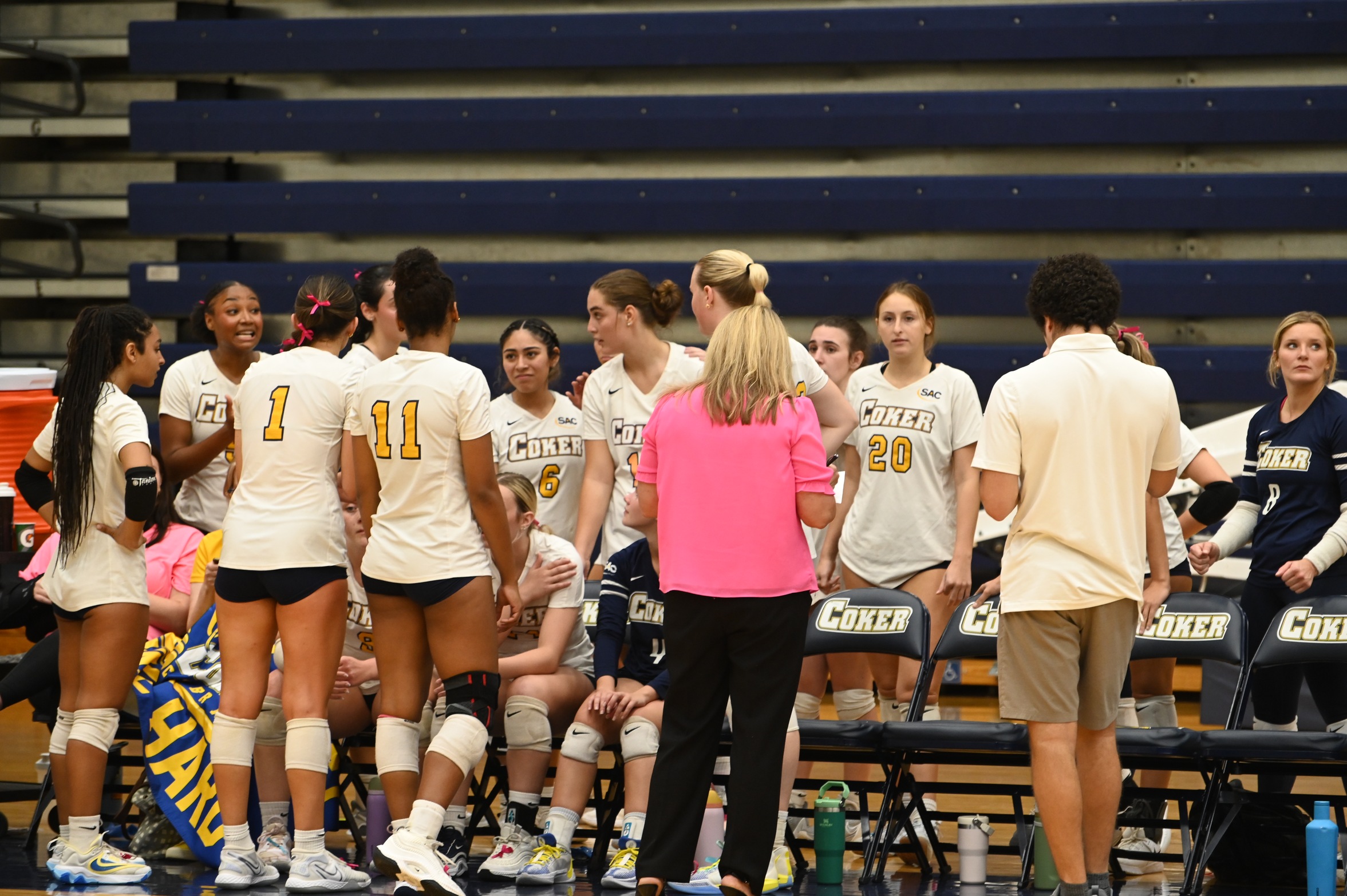 VOLLEYBALL SWEPT BY TUSCULUM ON THE ROAD