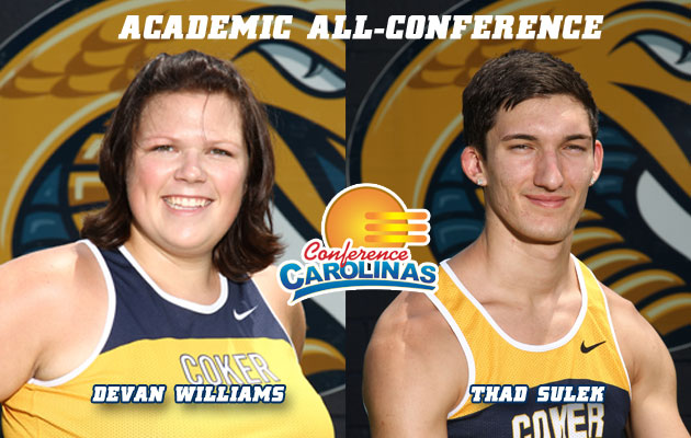 Sulek, Williams Make Academic All-Conference